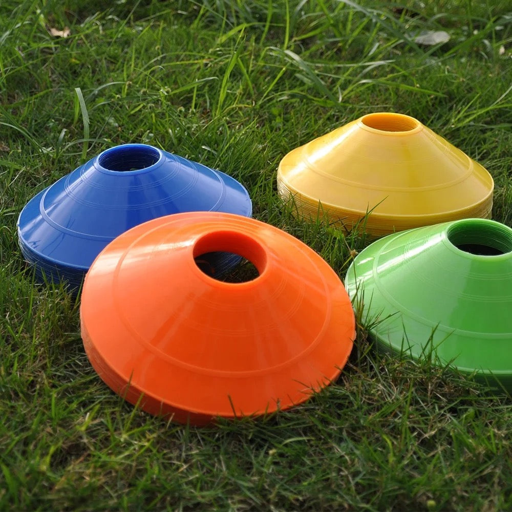 Agility Cones. 25 Pack W/ STAND & Mesh Bag