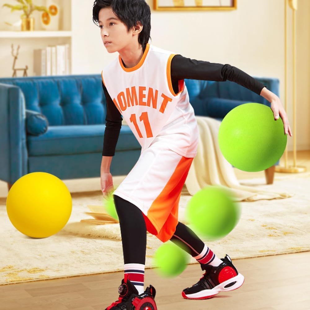 Silent Basketball Moderate Elasticity Anti-deformation Long Lasting Comfortable Touch Anti-Skid Parent-child Interaction Polyure